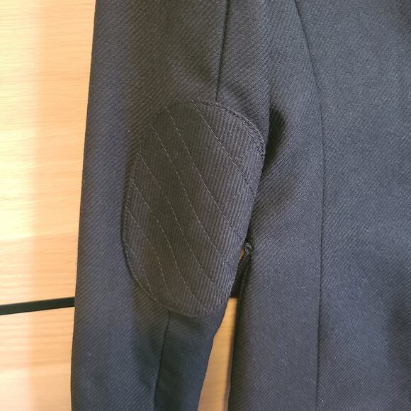 Banana Republic 2 Button Jacket Blazer Womens 0 Equestrian Preppy Wool Blend - Picture 5 of 13